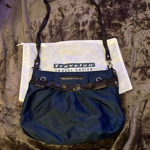 Womens Travelon Purse Navy Blue